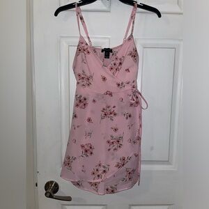 Pink Floral Romper